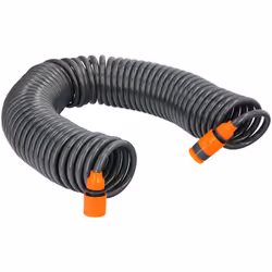 Tubo autoenroscable con conectores. - Medida: 15 metros. - Manguera ideal para terrazas y pequeño jardín. - Incluye conectore ...