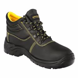 Bottes de sécurité S3 en cuir noir Wolfpack Nº 43 (paire)