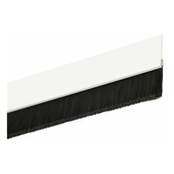 Wolfpack - Coupe-froid de porte en pvc blanc avec brosse 1 mètre