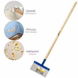 Grattoir plafond/sol 300x150 mm. Avec manche en bois 1200 mm.