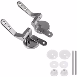 Kit bisagra asiento wc Maurer. - Bisagras asiento wc. - Realizadas en metal. - Compatibles mayoría wc. - Accesorios para: asi ...