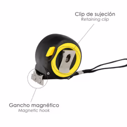 Wolfpack - Flexomètre Autolock Avec Frein Automatique 3 Mètres Ruban 16 mm. Magnétique