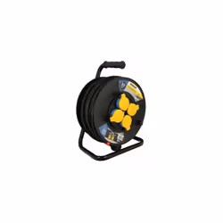 Enrouleur de câble industriel extensible - Longueur de câble : 50 mètres - Câble H05RR-F. Section 3 x 1,5 mm. - Charge du câb ...