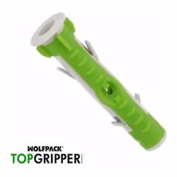 Cheville bimatière Topgripper - Dimension : Ø 8 mm. - Cheville en multi-expansion Bimatière adaptée à tous types de matériaux ...