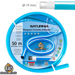 Saturnia - Manguera Tricotada No Torsion Blue ø 19 mm. Rollo 50 metros