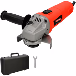 Amoladora Angular 900 Watt. - Potencia: 900 Watt. - Velocidad: 11.000 R.P.M. - Tamaño del disco: Ø 115 mm. - Eje: M14 - Con b ...