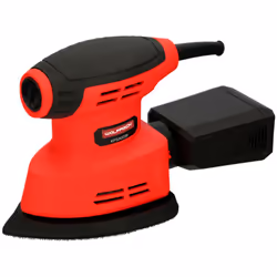 Lijadora Wolfpack Delta - Potencia: 200 Watt. - Velocidad: 13.000 R.P.M. - Tamaño de base / lija: 140x140x95 mm. - Base reali ...