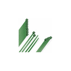 Bridon 100% nylon. Couleur verte 2,5 x 100 mm. (Sac 100 Unités)