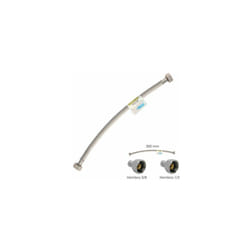 Tuyau Flexible Inox Femelle 3/8 - Femelle 1/2 - 300mm