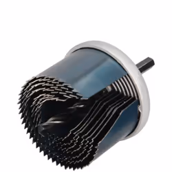 Juego sierras campana 50 mm. - Medidas: 25 a 62 mm. De diámetro. - Ideal para trabajos en construcción. - Profundidad corona: ...
