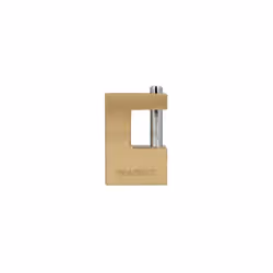 Cadenas carré aveugle - Mesure : 90 mm. - Diamètre du boulon 12 mm. - Corps en laiton, offrant une plus grande dureté et dura ...