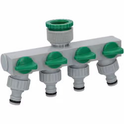Adaptador manguera plastico. - Realizado en plástico. - Ideal para trabajos de jardinería. - Adaptador mangueras 3/4 - 1" - 4 ...