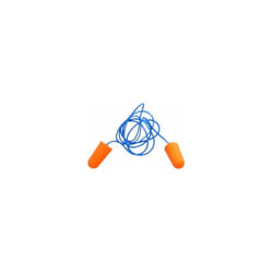 Jeu de bouchons d'oreille en mousse 2 bouchons avec cordon snr 31 dB