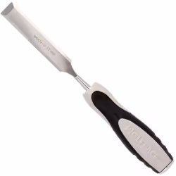 Ciseau à bois Maurer manche bi-matière 12 mm. - Dimensions : longueur x largeur, 260 x 12 mm. - Manche ergonomique bi-matière ...