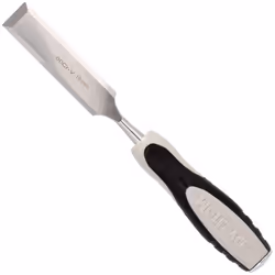 Ciseau à bois Maurer manche bi-matière 18 mm. - Dimensions : longueur x largeur, 265 x 18 mm. - Manche ergonomique bi-matière ...