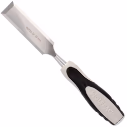 Ciseau à bois Maurer manche bi-matière 22 mm. - Dimensions : longueur x largeur, 265 x 22 mm. - Manche ergonomique bi-matière ...