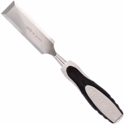 Ciseau à bois Maurer manche bi-matière 25 mm. - Dimensions : longueur x largeur, 265 x 25 mm. - Manche ergonomique bi-matière ...