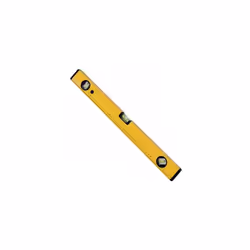 Niveau tubulaire en aluminium - Mesure : 40 cm. - Fabriqué en aluminium. - Avec 3 bulles de nivellement. - Idéal pour les tra ...