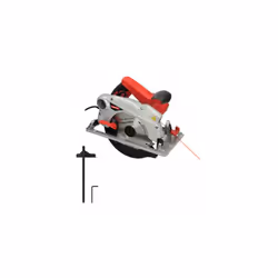 Scie circulaire avec laser - Puissance 1.500 Watt. - Vitesse : 4.700 RPM - Avec guide laser. - Capacité de coupe : à 90º : 63 ...