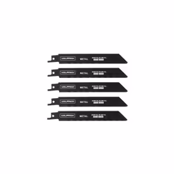 Lame de scie sabre pour métaux - Taille de la lame : 152 mm. - Dents de précision adaptées à tous types de matériaux grâce à  ...