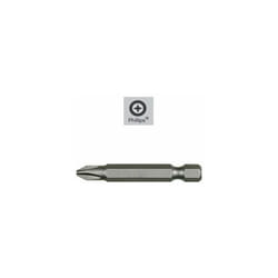 Tournevis Phillips long n°1 (20 pièces) S2 en acier au chrome vanadium