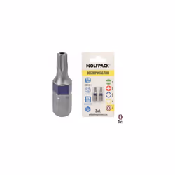 Embouts Torx - Mesure : T20. - Bouche Torx inviolable. - Embouts rectifiés, minimisent le risque de casse. - Fabriqués en aci ...