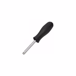 Manche de tournevis pour lunettes. - Longueur : 150 mm. - Carré 1/4" pour lunettes avec bille pour la fixation des verres. - ...