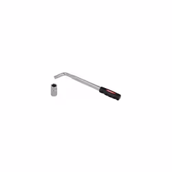 Clé de roue de voiture extensible - Taille fermé/ouvert : 34/54,5 cm. - Douilles réversibles 17x19 mm. - Tête 1/2" avec verre ...