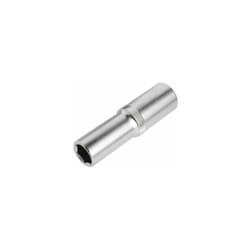 Clé à douille hexagonale longue 1/2' 17 mm. Profil 6 pans