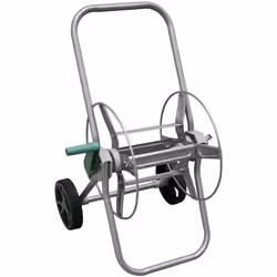 Carro portamangueras acero - Puede recoger hasta 50 metros de manguera de 1/2" - Ideal para trabajos de jardinería. - Permite ...