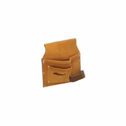 Sac de coffrage simple avec 2 poches et adapté à la ceinture Dimensions : 23,5x23,5x5 cm Fabriqué en cuir Il dispose de 2 poc ...