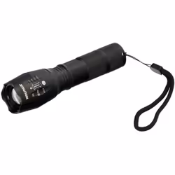 Linterna Led 5 Posiciones Con Zoom - Medida: Ø 3,5 x 13 (Alt.) cm. - Realizada en aluminio, aportantole ligereza y durabilida ...