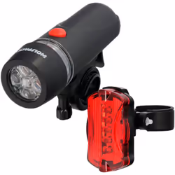 Kit Luces Led Delantera y Trasera Para Bicicleta / Patinete - Material: ABS, Policarbonato - Bombilla: LED. - Luz delantera c ...