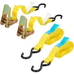 Cinta de Amarre Con Ratchet 25 mm. x 4 metros (2 unidades)