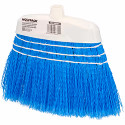 Escoba Jardin Azul Con Cordones - Medida: 28 cm. - Altura cerdas: 16,5 cm. - Cerdas flexibles fabricadas en PVC color azul. - ...