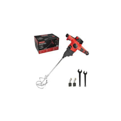 Mélangeur électrique 6 vitesses avec variateur de puissance (1800W 240V) et connecteur rapide et M14, noir et rouge