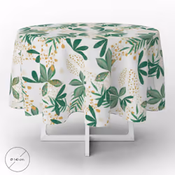 Mantel Hule Redondo Ø 140 cm. Primavera - Medidas: Ø 140 cm. - Mantel hule estampado en comotivos florales. Diseño moderno y  ...