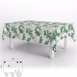 Mantel Hule Rectangular 140 x 250 cm. Primavera - Medidas: 140 x 250cm. - Mantel hule estampado en comotivos florales. Diseño ...