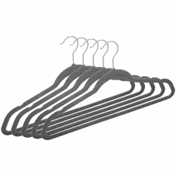 Percha Oryx Terciopelo. - Medidas: 235 x 445 mm. - Pack de 10 unidades. - Realizada en acero. Recubierta de terciopelo - Para ...