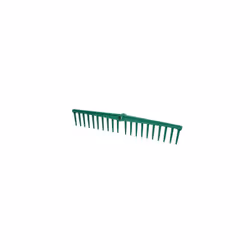 Râteau de jardin professionnel - Largeur 63 cm. - Fabriqué en polypropylène, un matériau léger et résistant. - Douille coniqu ...