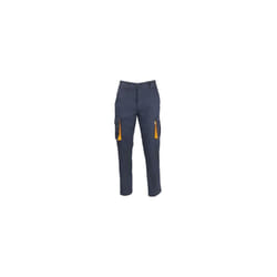Wolfpack - Pantalon de travail en tissu élasthanne bleu foncé (Taille 46)