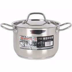 Cuisinière defrom the firm Quttin. Induction totale. Acier inoxydable. Convient à la cuisson à l'étouffée, à l'ébullition et ...