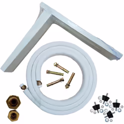 Kit essentiel pour l'installation ofde votre climatiseur. comprenant : un jeu de support "l " 450x500x50mm (2 pcs) épaisseur  ...