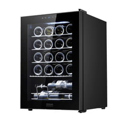 Cecotec 00122 refroidisseur à vin Refroidisseur de vin compresseur Pose libre Noir, Transparent 20 bouteille(s)
