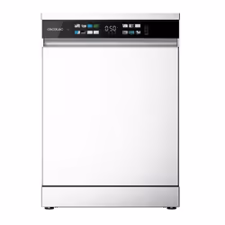 Cecotec 6210 D, Pose libre, Taille maximum (60 cm), Blanc, Noir, Tactile, 2 Nombre de paniers