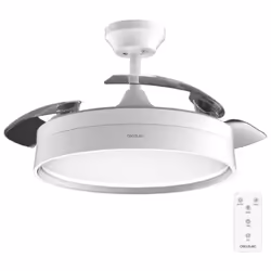 Ce ventilateur de plafond a été conçu pour créer une unité mixte qui assure un éclairage élégant sans diminuer l`efficacité d ...