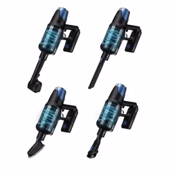 Cecotec Conga Rockstar 8500 Infinity ErgoWet Animal Turbo T Aspirateur traineau Batterie Sec&humide Cyclonique Sans sac Noir, Bleu