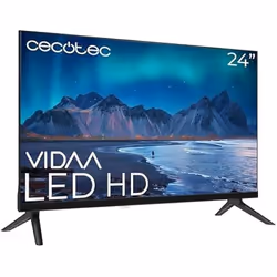 TV LED 24 Pouces - CECOTEC - Série A5 ALH50024 - Résolution HD - Smart TV VIDAA - Dolby Audio