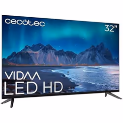 Télévision LED 32 Pouces - CECOTEC - Série A5 ALH50032 - Résolution HD - Smart TV VIDAA - Audio Dolby