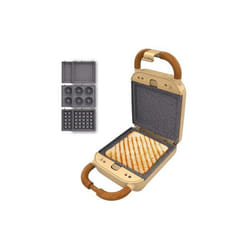 Appareil à Sandwichs - RocknToast - Retro One - Jaune - 700W - Plaques Amovibles